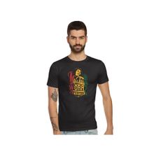 Tantra Black Round Neck Printed T-shirt