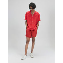 TERRA LUNA Palawan Red Casual Shirt