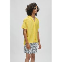 TERRA LUNA Palawan Solar Yellow Casual Shirt