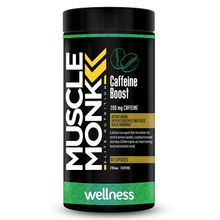 Muscle Monk Caffeine Boost - Enhance Focus & Athletic Performance - 200mg Capsules