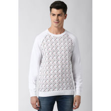 Peter England Men White Sweater