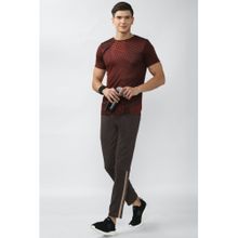 Peter England Men Brown Track Pants