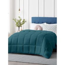 Razzai Teal-Coloured Microfiber Ac Room 100 Gsm Single Bed Comforter