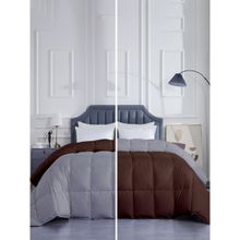 Razzai Microfiber Heavy Winter 500 Gsm Chocolate Brown|Single Bed Comforter