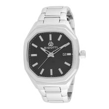 Bigotti Men Black Dial Stainless Steel Watch - BG.1.10529-1