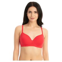 Zivame Padded Wirefree Bra - Red