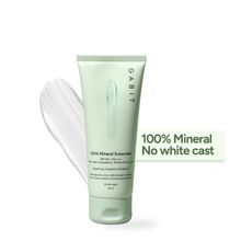 Gabit 100% Mineral Sunscreen SPF 50 PA++++ With Vitamin E, No White Cast, Blue Light Protection