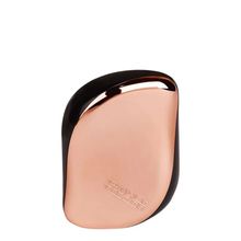 Tangle Teezer Compact Styler Detangling Hairbrush For Detangling On-The-Go - Rose Gold Black