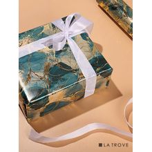 The Big Trove Green Marble Gift Wrapping Paper (Pack of 15)