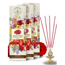 VITMINVEDA Rose Incense Stick Agarbatti - Pack Of 3