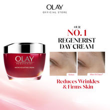 Olay Regenerist Mico Sculpting Day Cream For Plump-Bouncy Skin With Hyaluronic Acid & Niacinamide