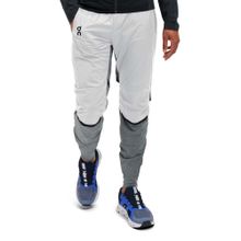 On Men Polyester Blend Grey Colorblock Trackpant