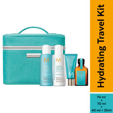 Moroccanoil Hydrating Travel Kit (Shampoo, Conditioner, Treatment Serum, Free Hand Cream)