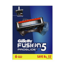 Gillette Fusion Proglide Shaving Blades (Pack Of 6 Cartridges)