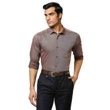 Park Avenue Men Dark Brown Shirt