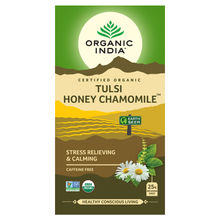 Organic India Tulsi Honey Chamomile Tea (25 Tea Bag)Stress Relieving & Calming