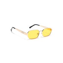Eyejack Unisex UV Protected Rectangle Yellow Lens Sunglasses - 2320CL2181 (57)