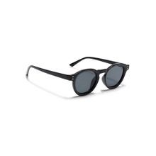 Eyejack Unisex UV Protected Round Grey Lens Sunglasses - 89290CL2188 (48)