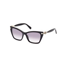Swarovski Sunglasses Grey Acetate Sunglasses SK0361 55 01B