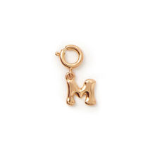 Accessorize London Women Bubble Initial (M) Gold Pendant Charm