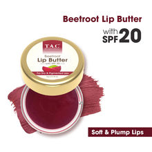 TAC-The Ayurveda Co. Beetroot Lip Butter with SPF 20 For Dry & Pigmented Lips