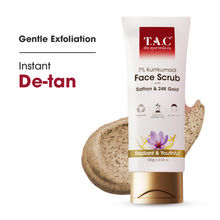 TAC - The Ayurveda Co. 7% Kumkumadi Face Scrub with Saffron & 24K Gold - Exfoliates Skin