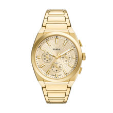 Fossil Gold Quartz Analog Watch (Fs6119) (L)
