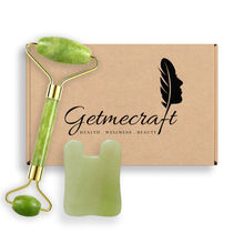 Getmecraft Jade Face Roller And Rabbit Ear Shape Gua Sha Mas...