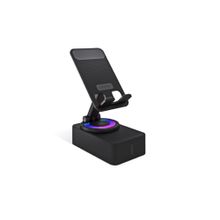 FINGERS Mini Mot (My-Own-Tv) Portable Speaker-Cum-Mobile Stand with Rotating 360-Degree