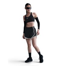 Nike Tempo Women Black Dri-FIT Mid-Rise Brief-Lined Running Shorts