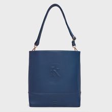 IYKYK by Nykaa Fashion Appliqué Work Blue Shaded Hobo Bag