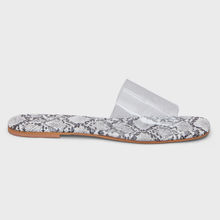 IYKYK by Nykaa Fashion Clear Statement Snake Print Flats