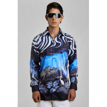 Loudless White Tigers Printed Shirt for Men