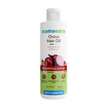 Mamaearth Onion Hair Oil For Hair Fall Control With Onion & Redensyl