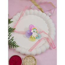 I Jewels Multi-Color Cute Cartoon Kids Thread Rakhi with Greeting Card & Roli Chawal