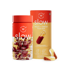 Wellbeing Nutrition Slow Multivitamin For Her - 22 Essentiial Nutrients &Minerals Plus Vegan Omega Oil