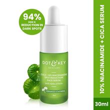 Dot & Key 10% Niacinamide Cica Face Serum with 3% Tranexamic for Dark Spots & Acne Scars