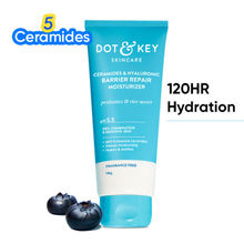 Dot & Key Ceramides & Hyaluronic Hydrating Face Cream with Probiotic I Barrier Repair for Dry Skin, 100g