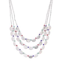 Infuzze Silver-Toned Layered Necklace