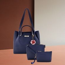 LaFille Women Hand Bag Blue Set Of 3