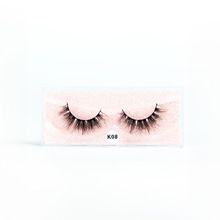 BOBI 5D Knockout Long Natural Eyelashes Comfortable Lightweight & Reusable For Women K08-1 Pair