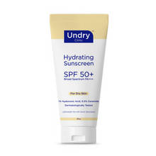 Undry Hydrating Sunscreen SPF 50+ PA+++ for Dry Skin with Ceramide & Hyaluronic Acid