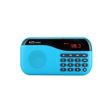Portronics POR-142 Plugs Portable Speaker with FM & MicroSD card Support (Blue)