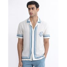 Rare Rabbit Bluna Primary Off White Shirt