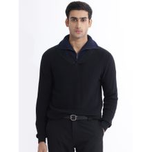 Rare Rabbit Breeze Primary Black Sweater