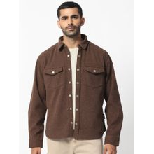 Rare Rabbit Cason Dark Brown Jacket