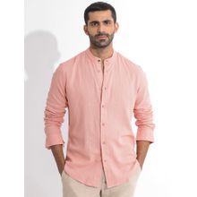 Rare Rabbit Lune LS Light Pink Shirt