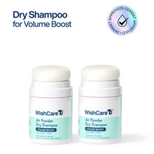 WishCare Air Powder Dry Shampoo for Oily Hair & Scalp-No White Cast-Aerosol Free-Volume Boost