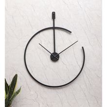 Amaya Decors Half Ring Metal Wall Clock