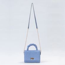 IYKYK by Nykaa Fashion Ruffled Blue Crossbody bag